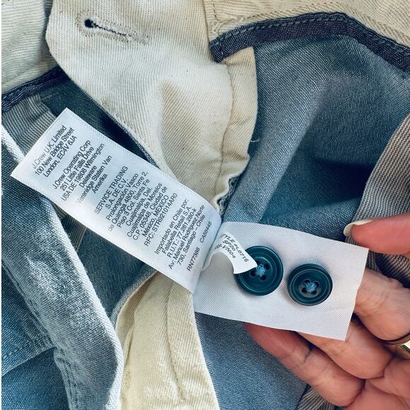 J. Crew Light Blue Chambray 484 Slim Stretch Trouser Pant 36 / 32 - Picture 10 of 15